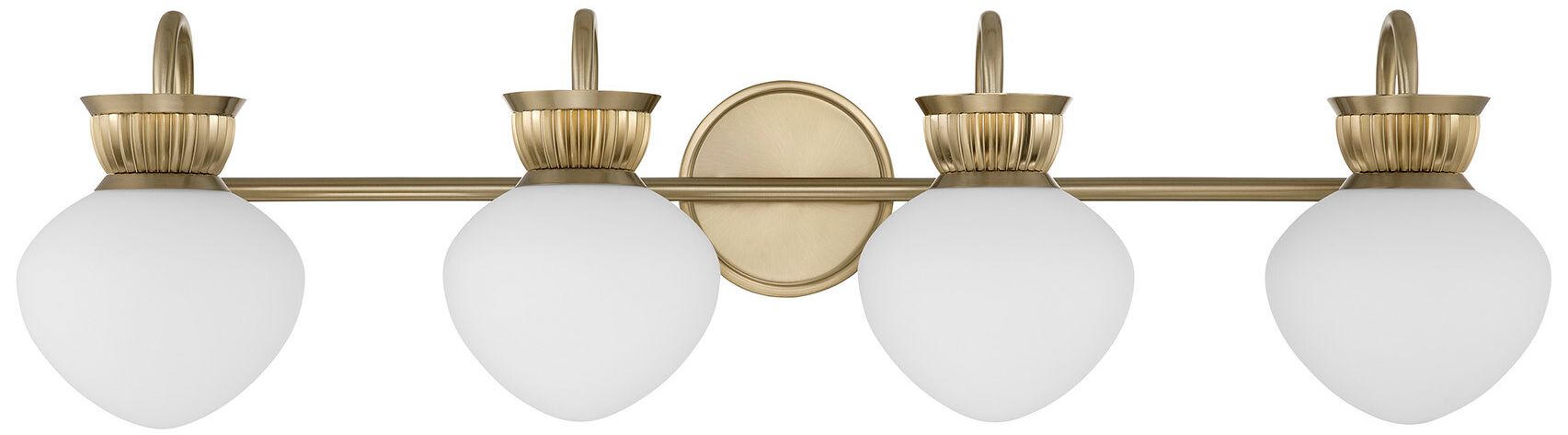 Thumbnail3 of Melbourne 4-Light Bathroom Vanity Light in Noble Brass more views
