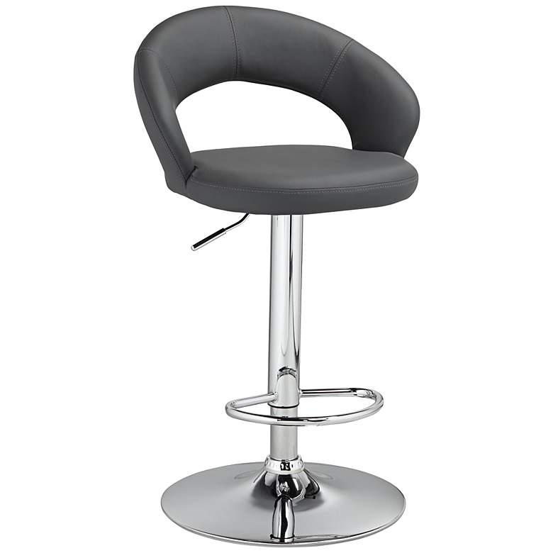 Image 1 Melbourne Gray Adjustable Height Barstool