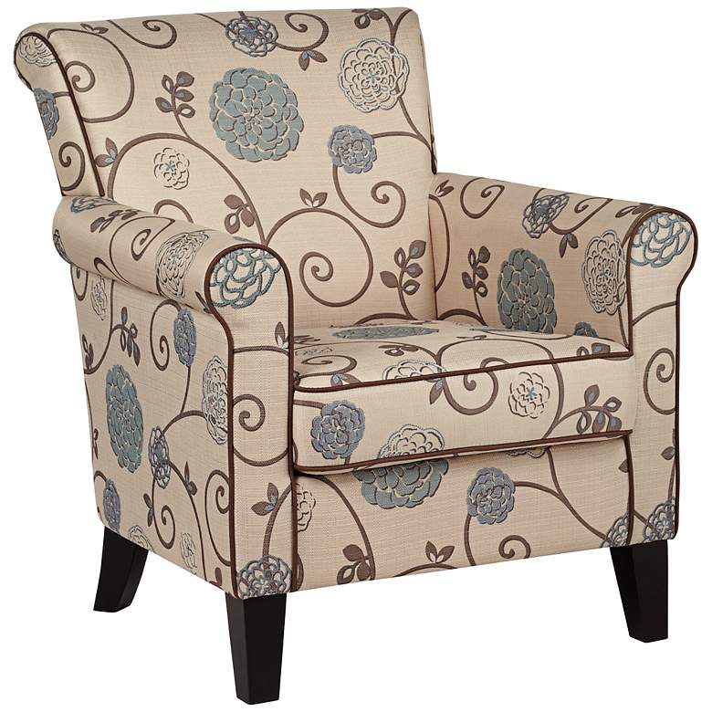 Image 1 Melbury Spice Rolled Back Armchair