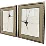 2_Melding Titanium 26"W x 32"H Contemporary Framed Art Set of 2 more views