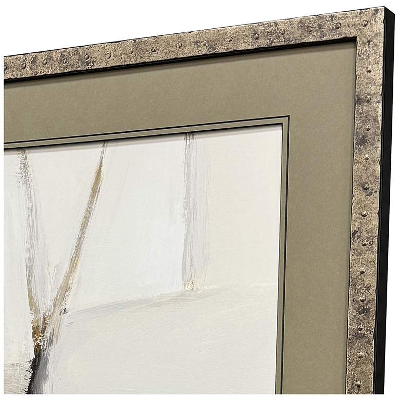 Image 3 Melding Titanium 26"W x 32"H Contemporary Framed Art Set of 2 more views