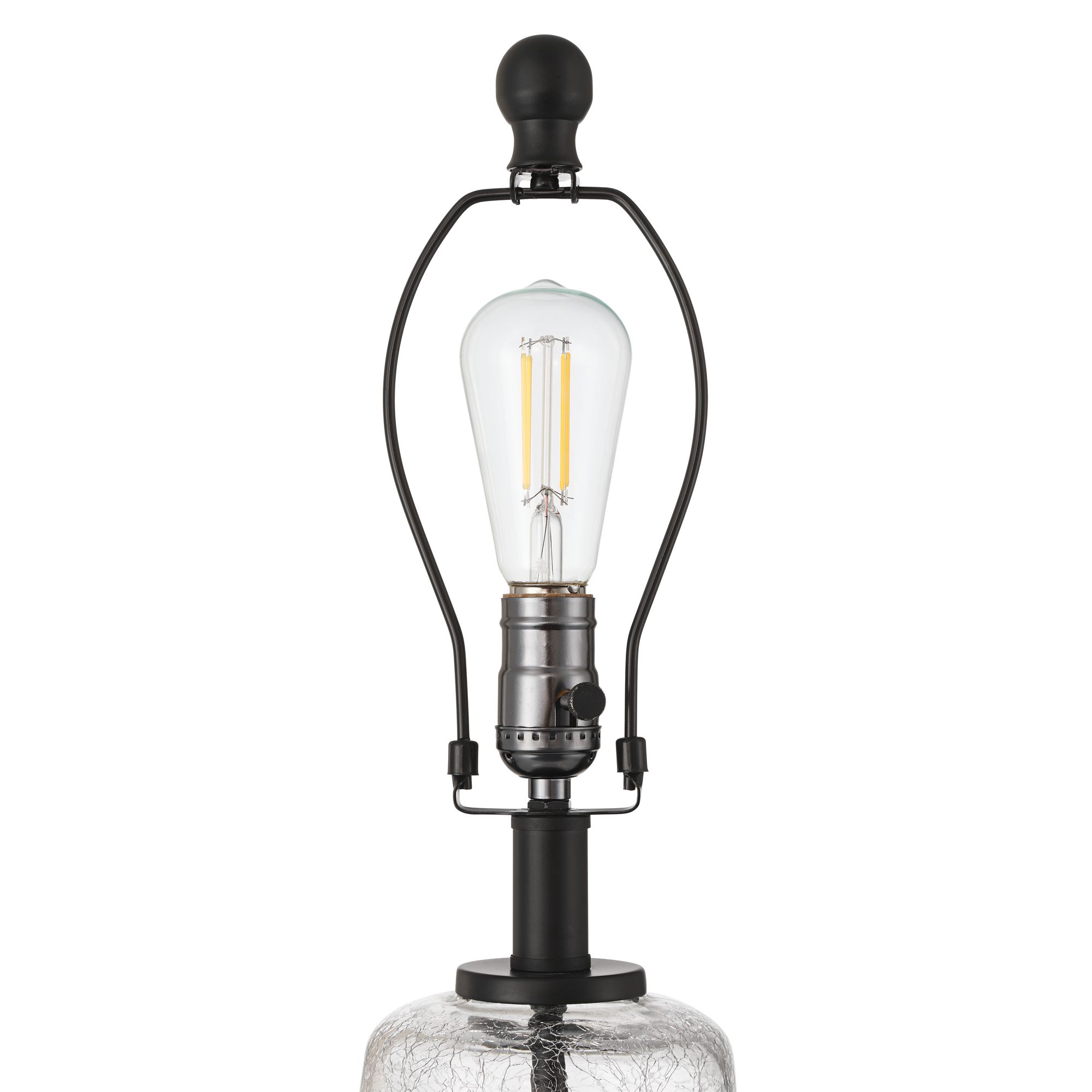 Image 6 Melfi 27 1/2" High Crackle Glass Rustic Modern USB Table Lamp Set of 2 more views