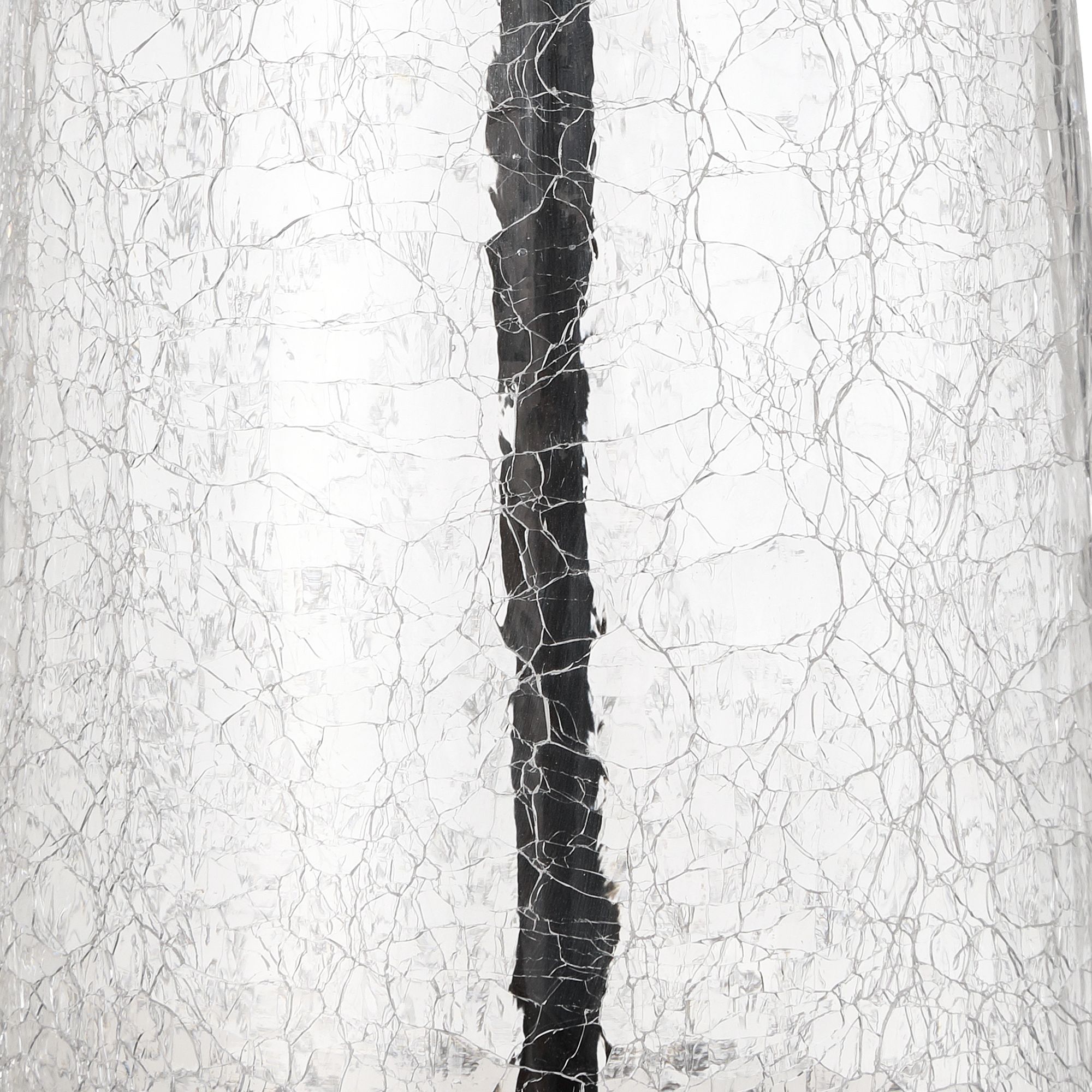 Image 7 Melfi 27 1/2" High Crackle Glass Rustic Modern USB Table Lamp Set of 2 more views
