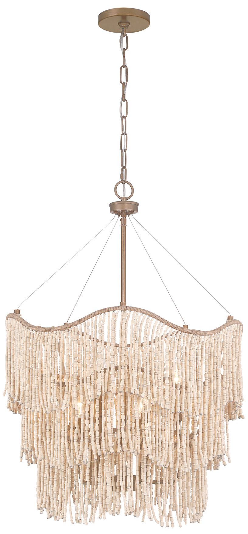 Image 5 Melia 6-Light Pendant in Cypress by Breegan Jane more views