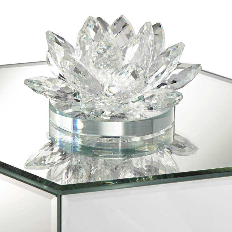Image 4 Melia 8 3/4" Wide Mirrored Jewelry Box more views