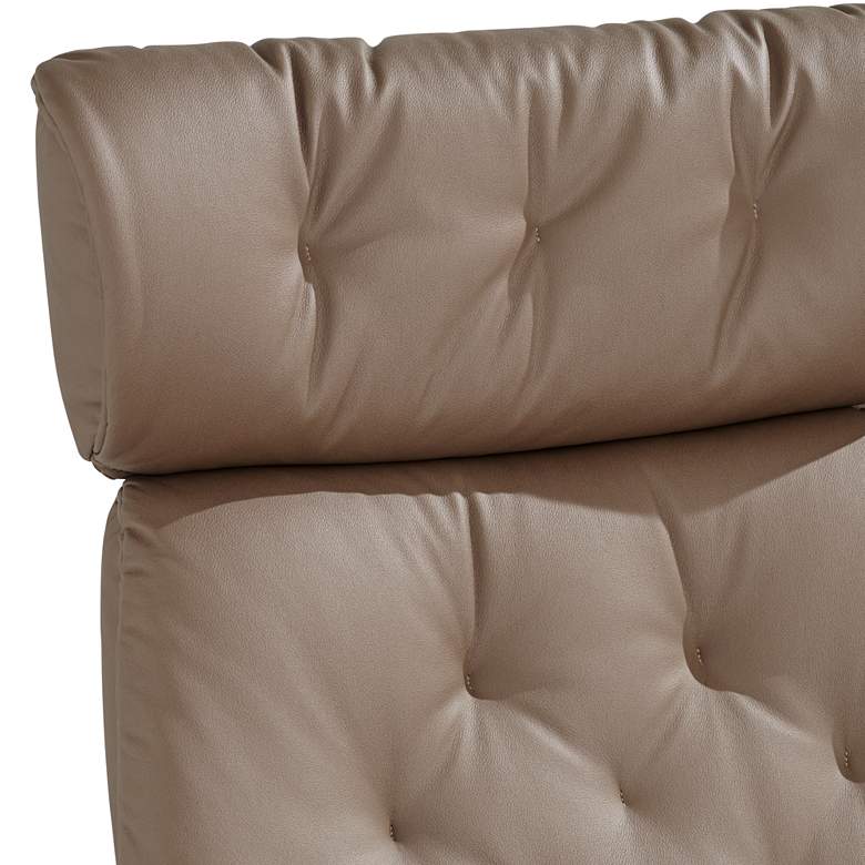 Image 3 Melia Cocoa Adjustable Swivel Recliner and Ottoman more views
