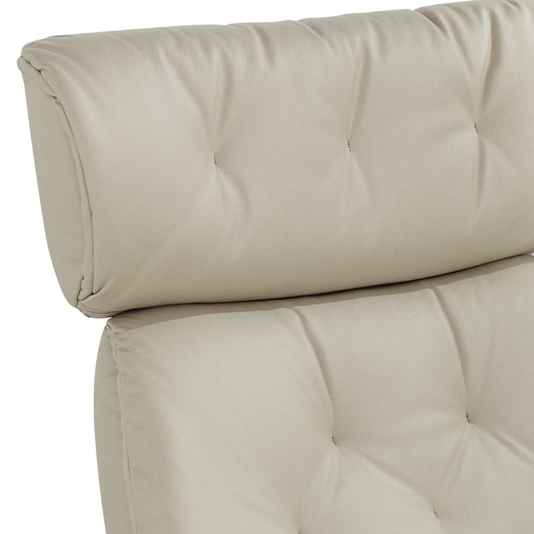 Image 3 Melia Putty Adjustable Swivel Recliner and Ottoman more views