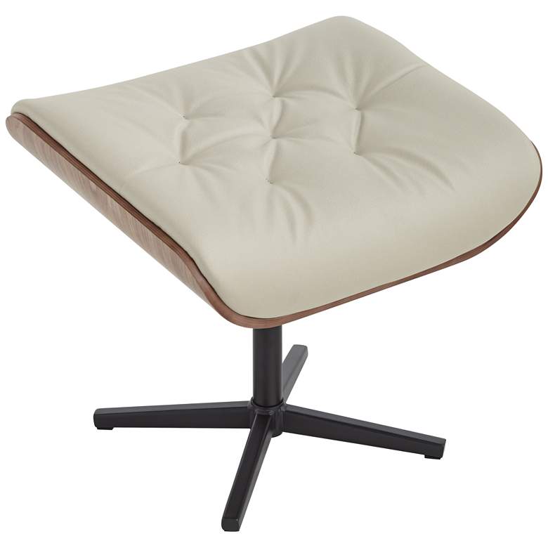 Image 7 Melia Putty Adjustable Swivel Recliner and Ottoman more views