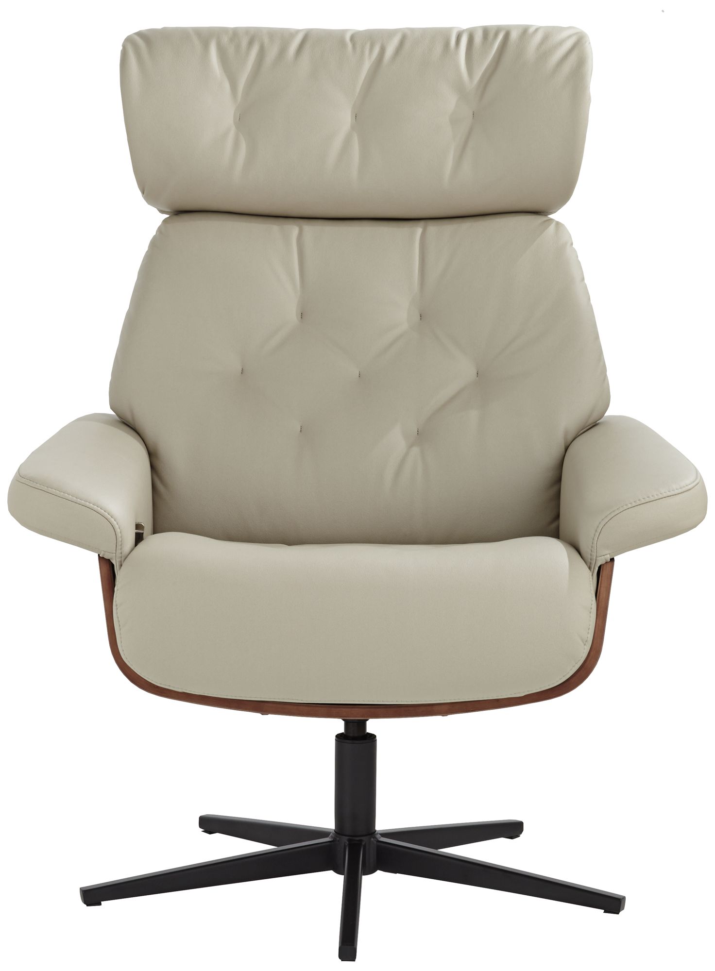 Melia Putty Adjustable Swivel Recliner and Ottoman