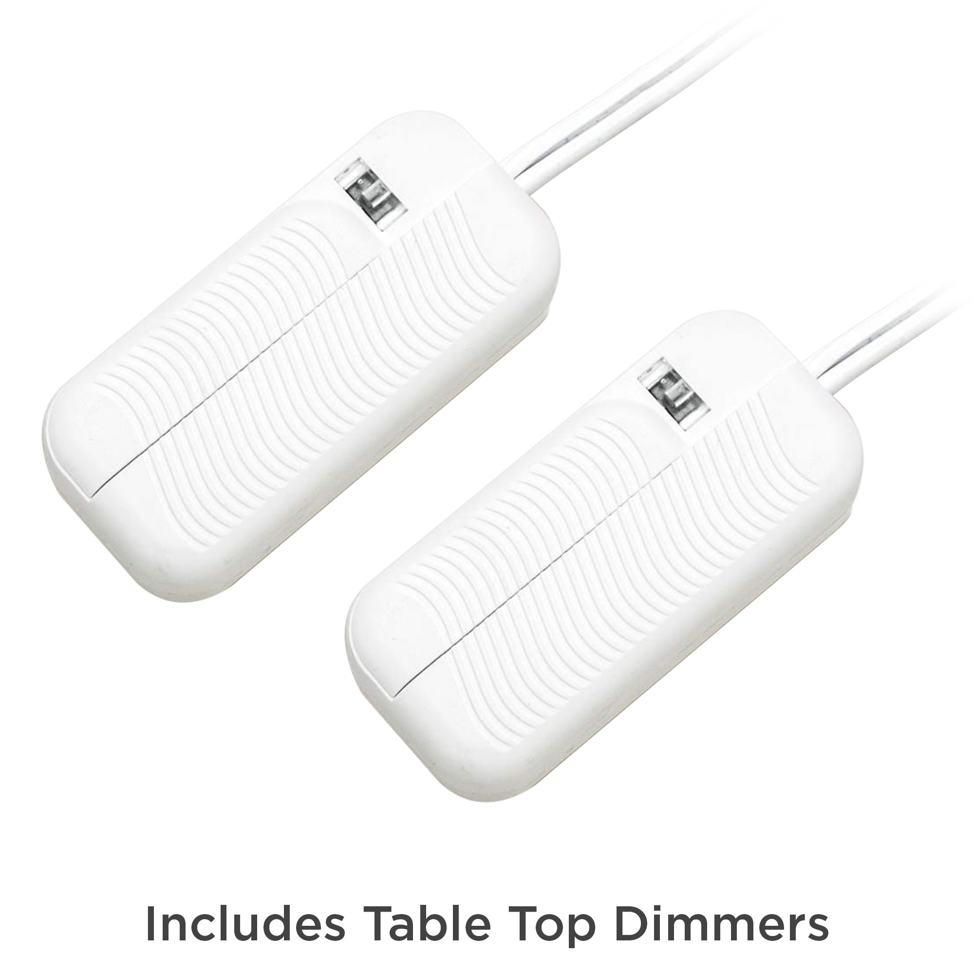 Image 6 Melina 27 1/2" High White and Beige Glass Table Lamp Set with Dimmer more views