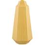 Melinda 29" High Modern Straw Yellow Faceted Ceramic Table Lamp