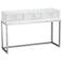 Melissa 48" Wide White 3-Drawer Modern Desk or Console Table