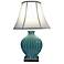 Melissa Ceramic Blue and Teal Table Lamp