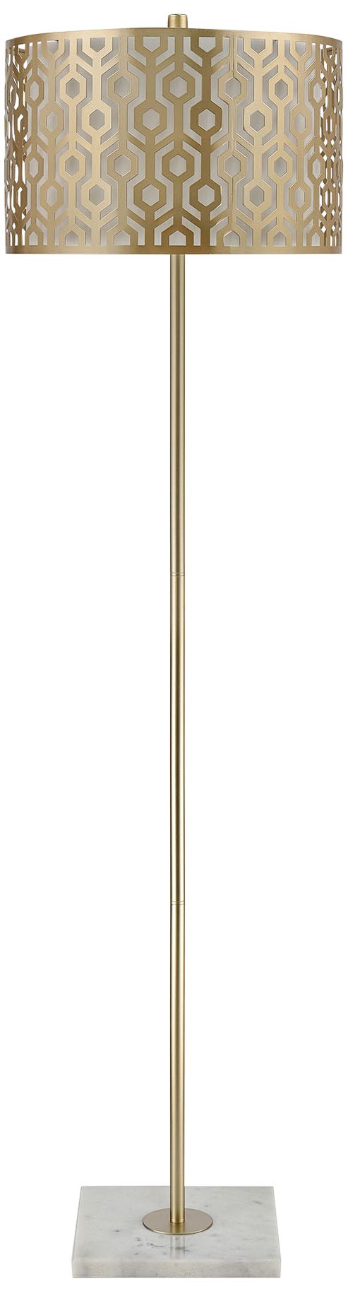 champagne gold floor lamp