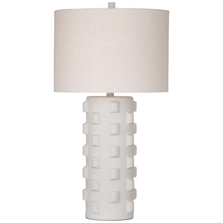 Image 1 Mellette 30" High White Table Lamp