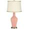 Mellow Coral Anya Table Lamp with President’s Braid Trim