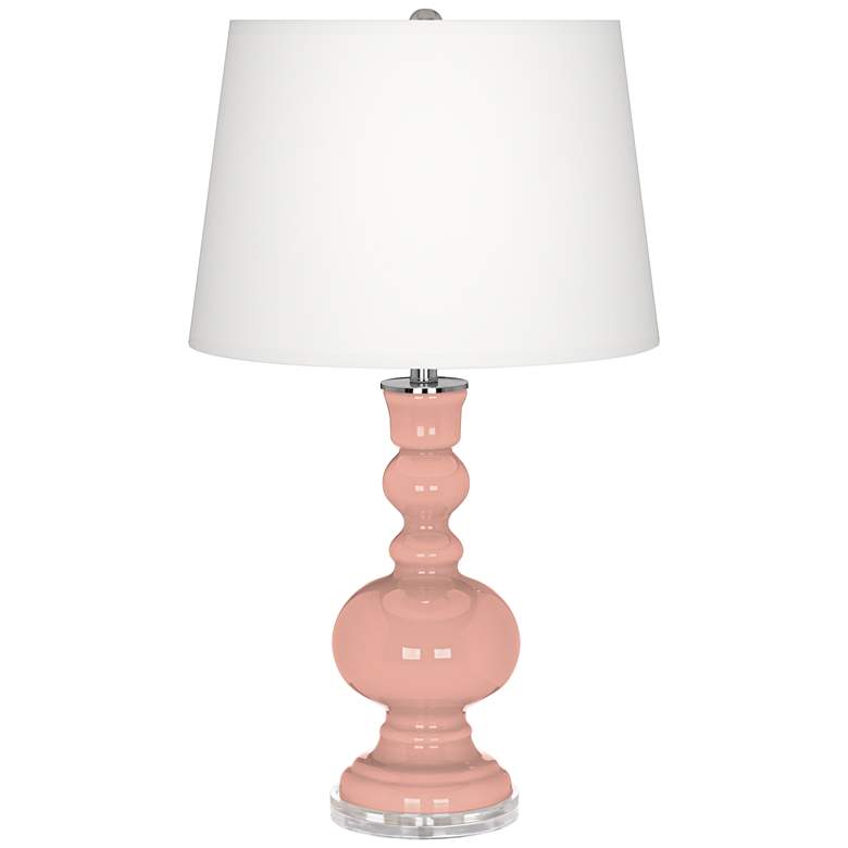 Image 2 Mellow Coral Apothecary Table Lamp with Dimmer
