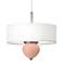 Mellow Coral Cleo 16" Wide Pendant Chandelier