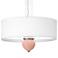 Mellow Coral Cleo 24" Wide Pendant Chandelier
