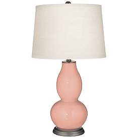 Image2 of Mellow Coral Double Gourd Table Lamp
