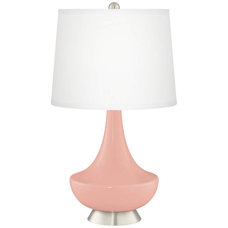 Image 2 Mellow Coral Gillan Glass Table Lamp