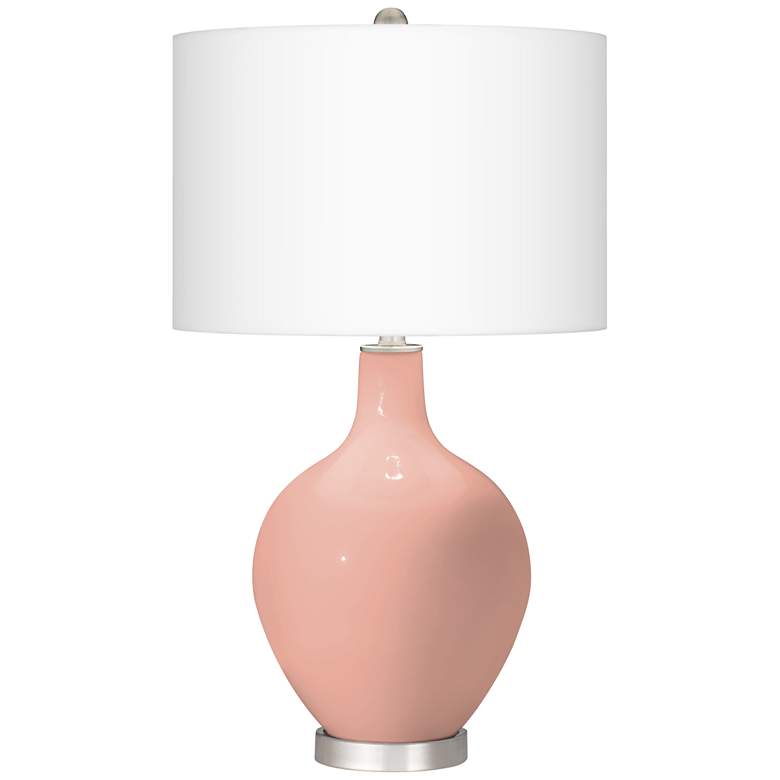 Image 2 Mellow Coral Ovo Table Lamp With Dimmer