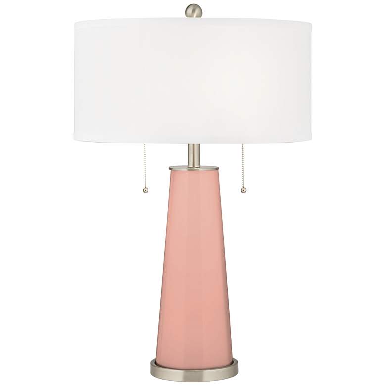 Image 1 Mellow Coral Peggy Glass Table Lamp