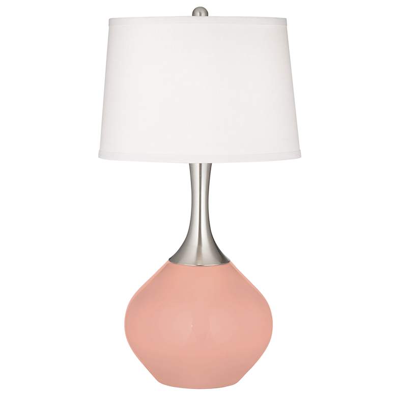 Image 2 Mellow Coral Spencer Table Lamp with Dimmer