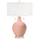 Mellow Coral Toby Table Lamp