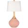 Mellow Coral Wexler Table Lamp with Dimmer