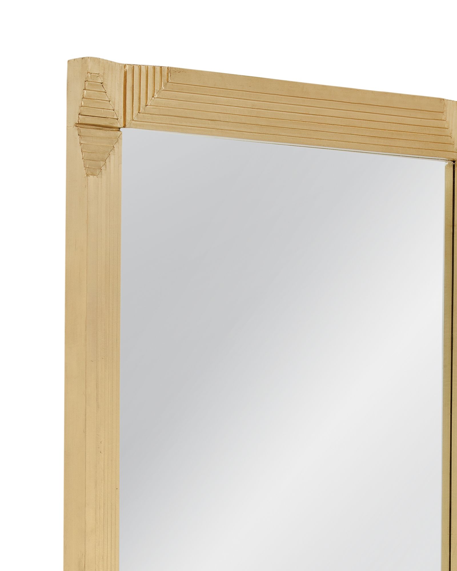Image 3 Mellstock 42"W x 82"H Gold Freestanding Floor Mirror more views