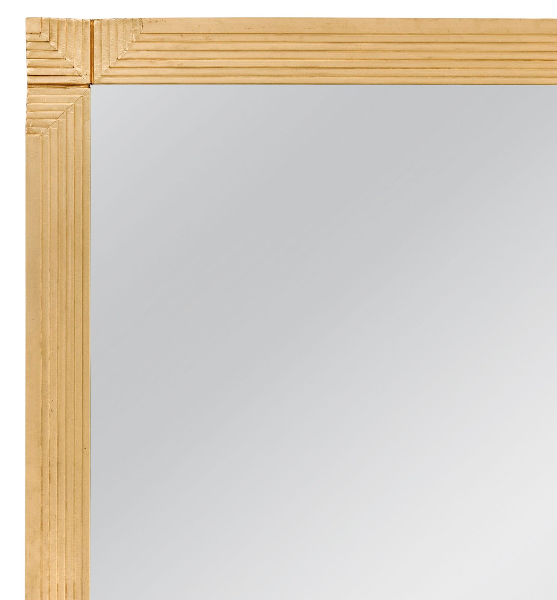 Image 5 Mellstock 42"W x 82"H Gold Freestanding Floor Mirror more views