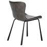 Melody Dark Gray Leatherette Side Chair