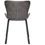 Melody Dark Gray Leatherette Side Chair