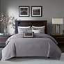 Melody Gray Taupe 6-Piece Full/Queen Coverlet Set
