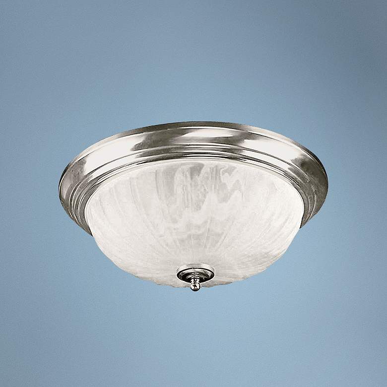 Image 1 Melon Collection 13" Wide Flushmount Ceiling Light Fixture