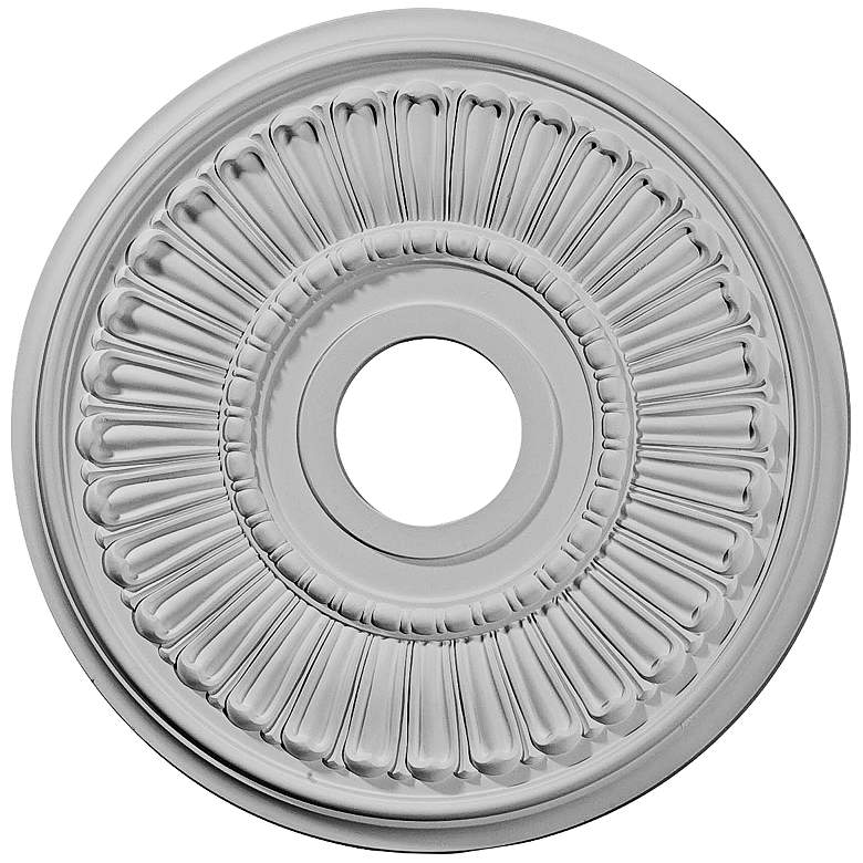 Melonie 16&quot; Wide Primed Round Ceiling Medallion