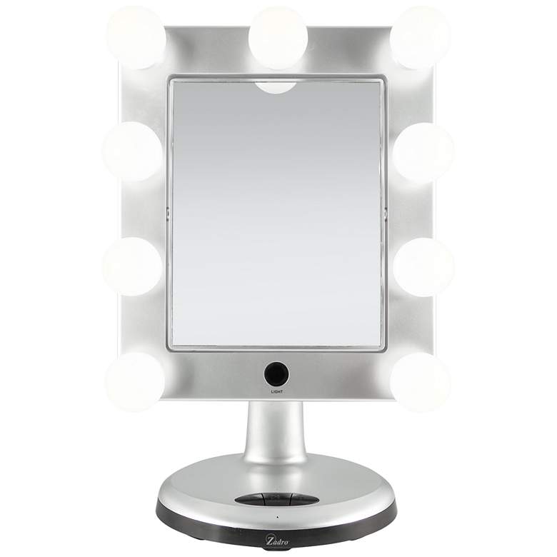 Image 1 Melrose 10 1/2 inchW LED Bluetooth Makeup Mirror