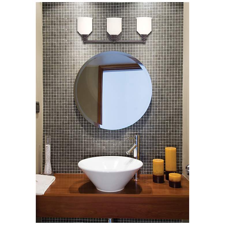 Image 2 Melrose 3-Light Bathroom Vanity Light in English Bronze more views