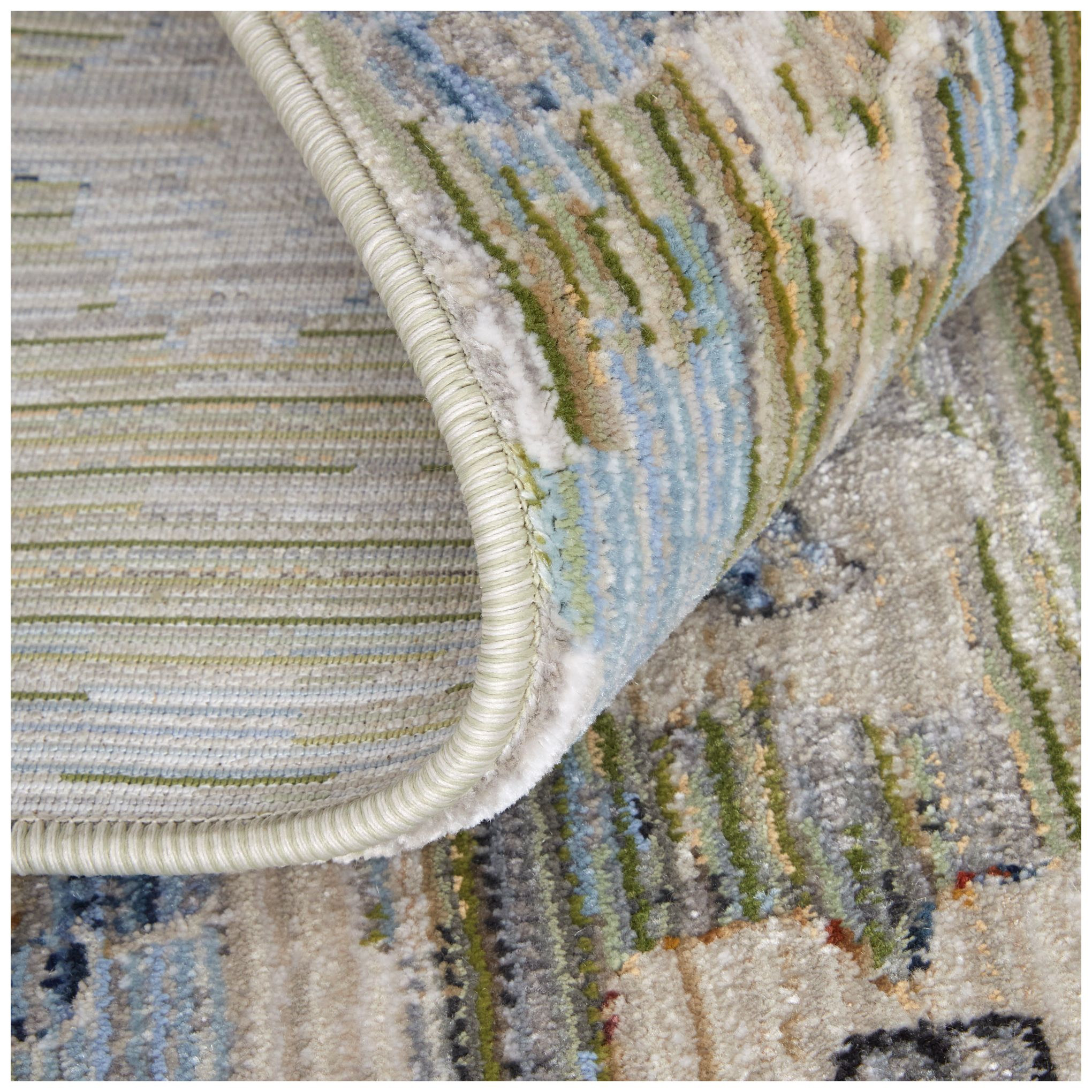 Image 7 Melrose Floral & Botanical Indoor Green Area Rug 39P3F 7'-10" x 10'-3" more views