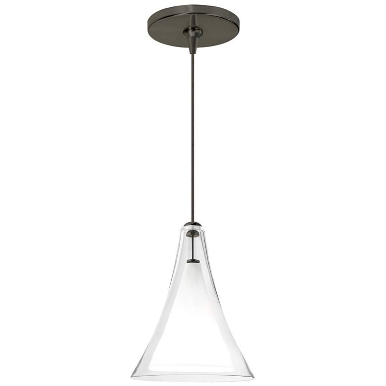 Image 1 Melrose II 7 1/2" Wide Clear Glass Freejack Mini Pendant