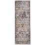 Melrose Ikat Indoor Ivory Area Rug 39P2F 2'-6" x 7'-3"