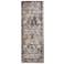 Melrose Ikat Indoor Ivory Area Rug 39P2F 2'-6" x 7'-3"