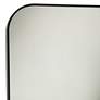Melrose Matte Black 24" x 68" Rectangular Wall/Floor Mirror