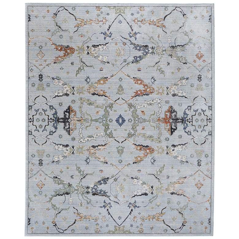 Image 1 Melrose Traditional Floral & Botanical Soft Indoor Blue Area Rug 39P4F