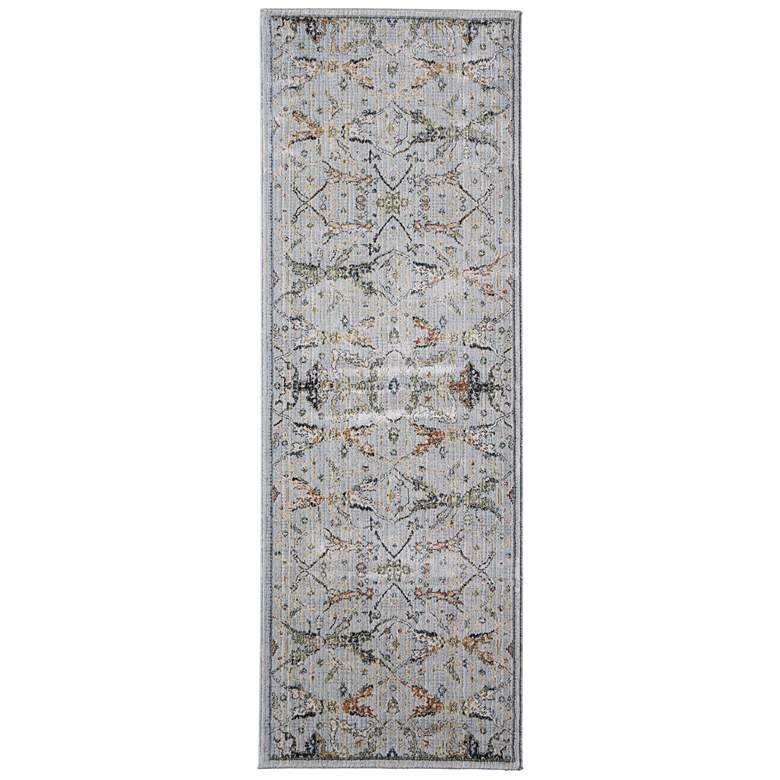 Image 1 Melrose Traditional Floral & Botanical Soft Indoor Blue Area Rug 39P4F