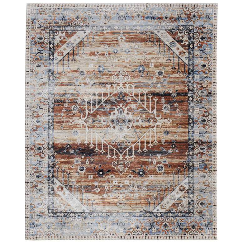 Image 1 Melrose Transitional Distressed Soft Indoor Ivory Area Rug 39NZF