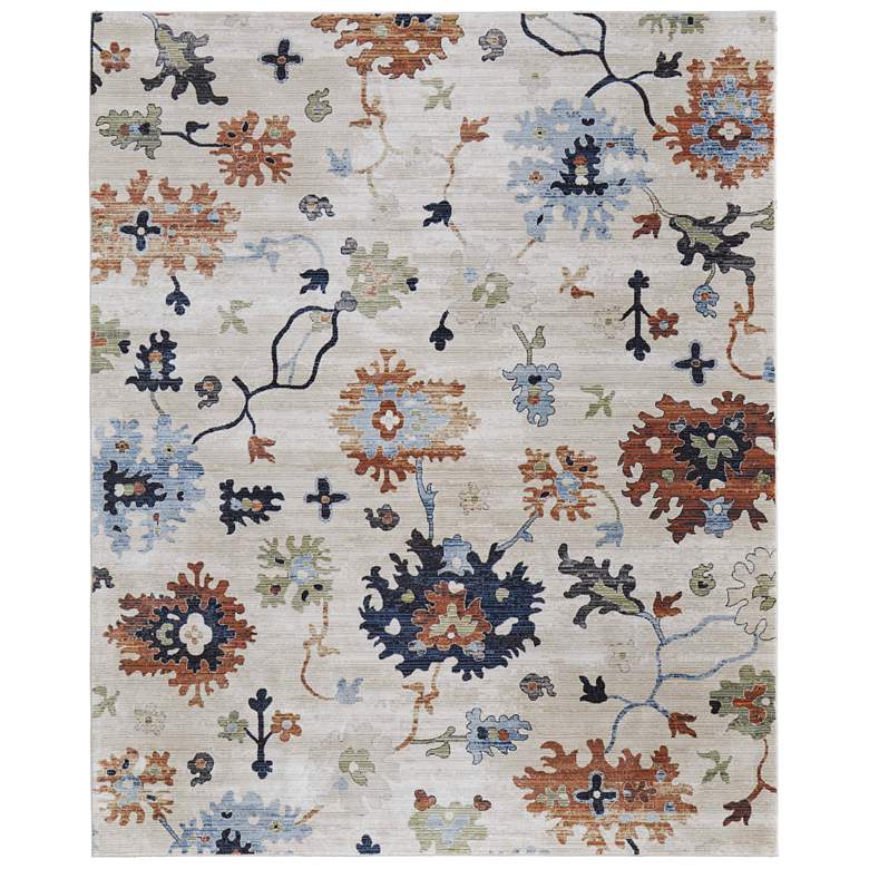 Image 1 Melrose Transitional Floral & Botanical Soft Indoor Ivory Area Rug 39P1F