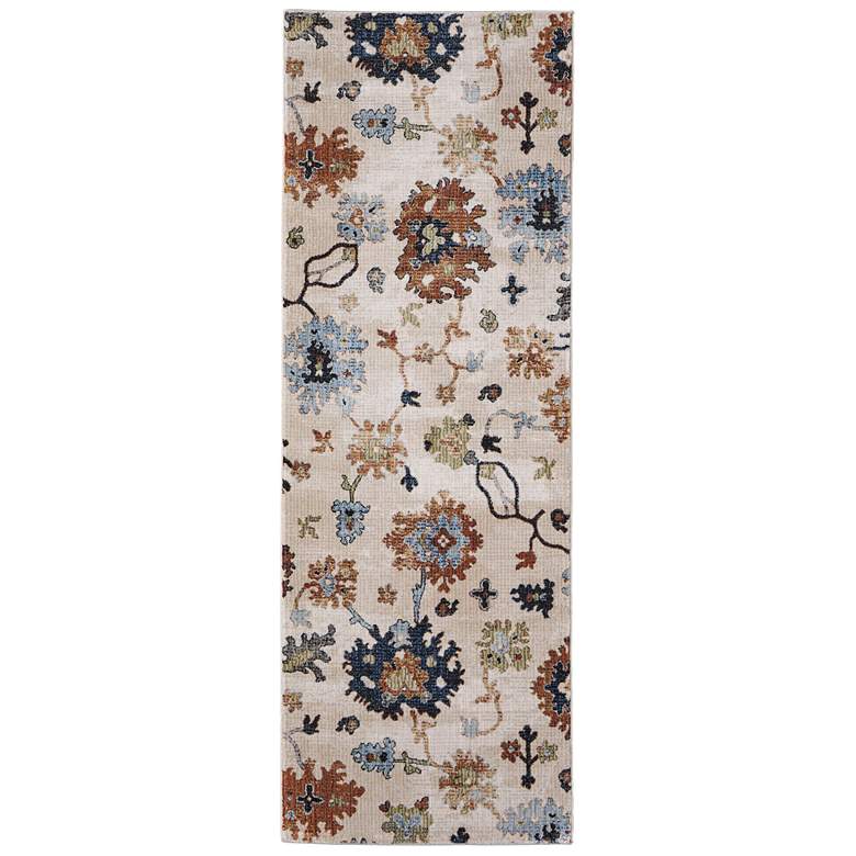 Image 1 Melrose Transitional Floral & Botanical Soft Indoor Ivory Area Rug 39P1F