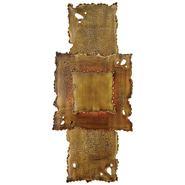 Image 1 Melting Antique Brass Plug-In Wall Lamp